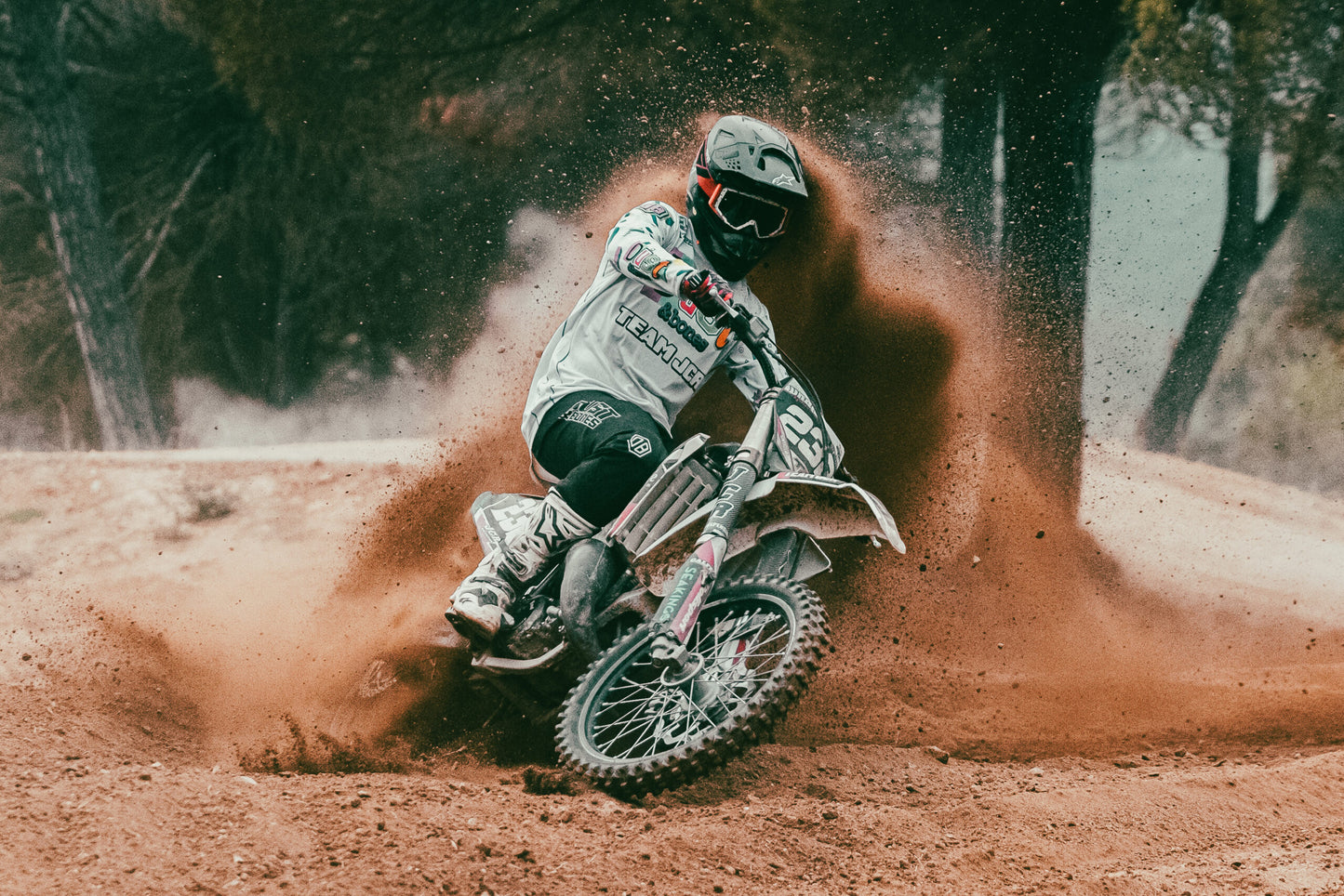Camiseta Motocross | East Coast White | Mx Jersey Enduro