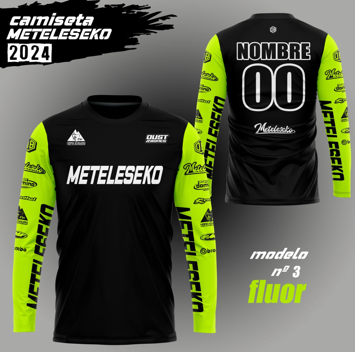 Camiseta Meteleseko/Dust FLUOR