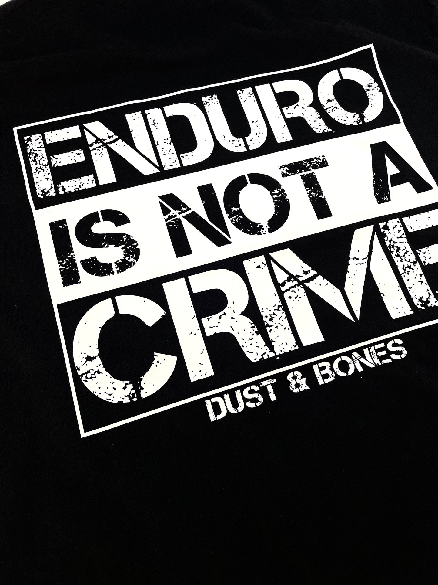 ENDURO N'EST PAS UN CRIME T-shirt en coton