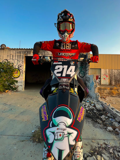 Traje motocross |  Dots / Pantalón Motocross Negro | conjunto enduro