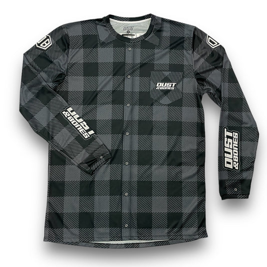 Camiseta Motocross | Redneck - Smokey Mountain Gray | Mx Jersey estilo Leñador