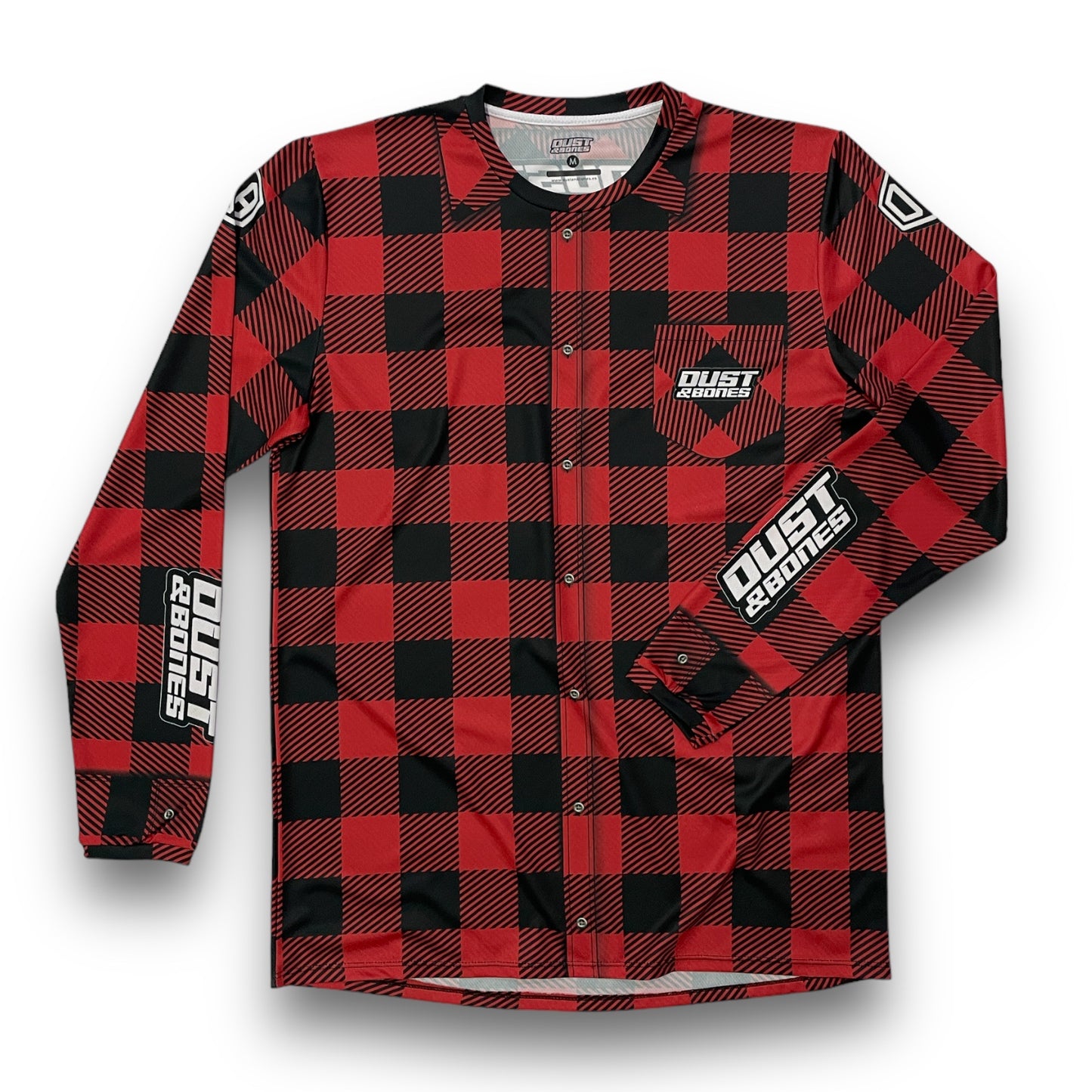 Camiseta Motocross | Redneck - Lumberjack Red | Mx Jersey Enduro Estilo Leñador