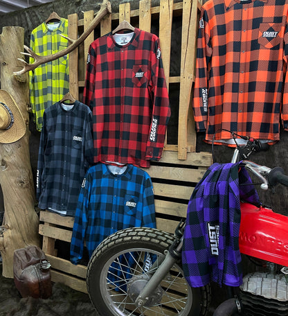 Camiseta Motocross | Redneck - Lumberjack Red | Mx Jersey Enduro Estilo Leñador