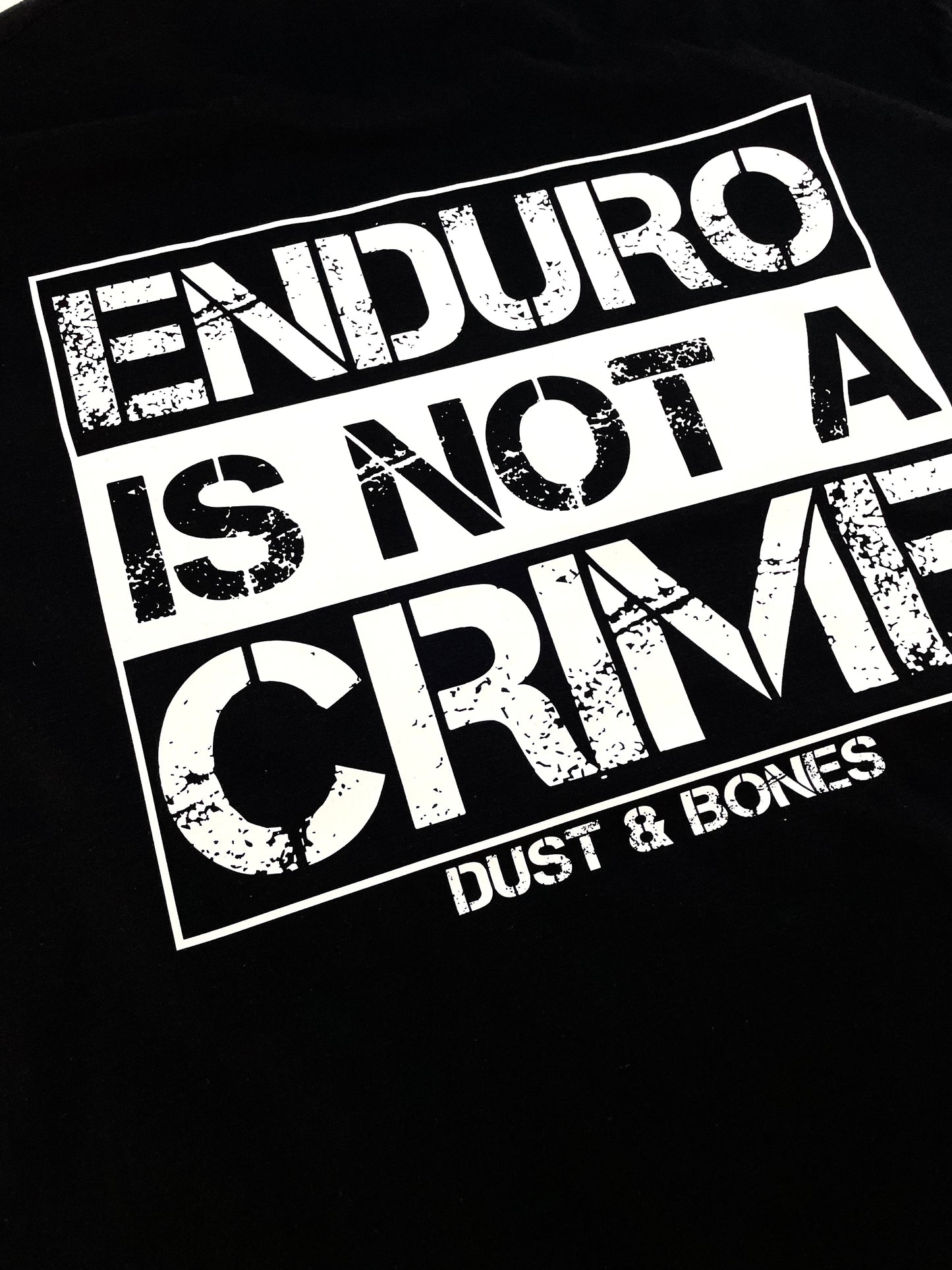 ENDURO IS NOT A CRIME Cotton T-shirt